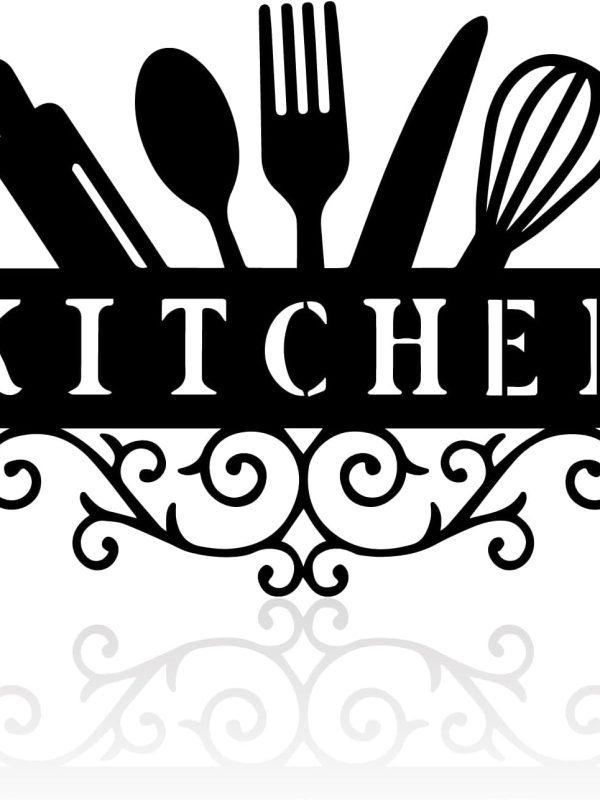 12" X 9.15" Metal Kitchen Signs Wall Decor Kitchen Wall Art Decorations